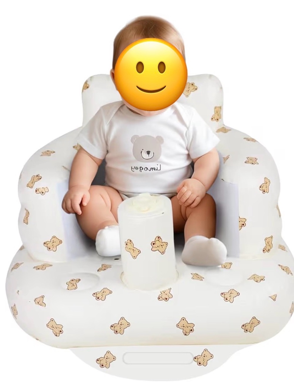 Baby Inflatable Chair Bear Pattern